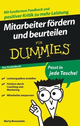  - Mitarbeiter fördern und beurteilen für Dummies Das Pocketbuch