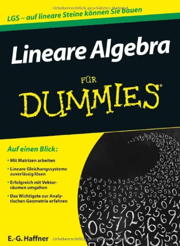 Haffner, Ernst Georg - Lineare Algebra für Dummies (Fur Dummies)