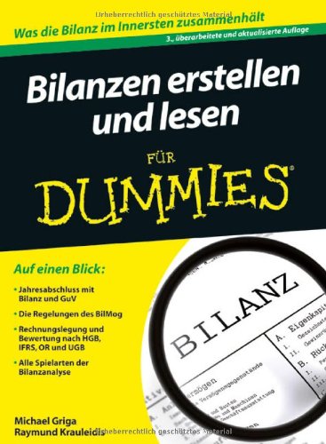  - Bilanzen erstellen und lesen für Dummies (Fur Dummies)