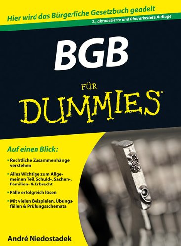  - BGB für Dummies (Fur Dummies)