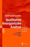  - Anorganische Chemie 1: Einführung und Qualitative Analyse