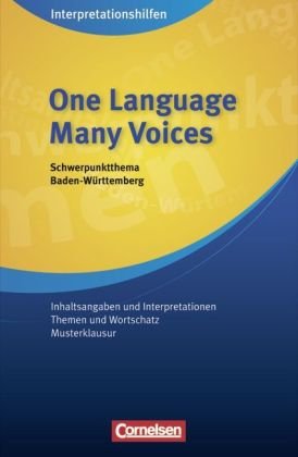  - Cornelsen Senior English Library - Fiction: Ab 11. Schuljahr - One Language, Many Voices: Interpretationshilfe: Inhaltsangaben und Interpretationen - ... Themen und Wortschatz, Musterklausuren