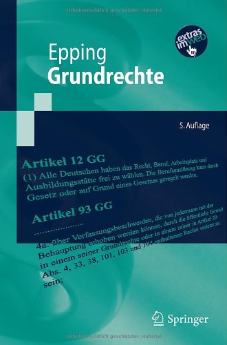  - Grundrechte (Springer-Lehrbuch) (German Edition)