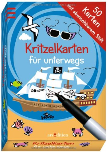  - Kritzelkarten für unterwegs: Mit abwischbarem Stift