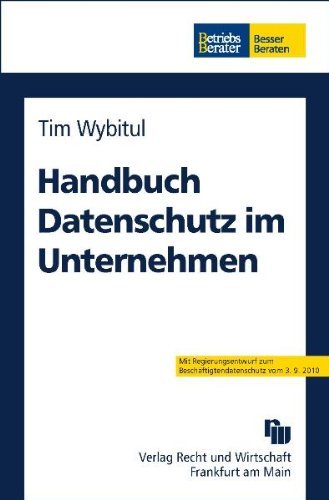  - Handbuch Datenschutz im Unternehmen