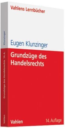  - Grundzüge des Handelsrechts