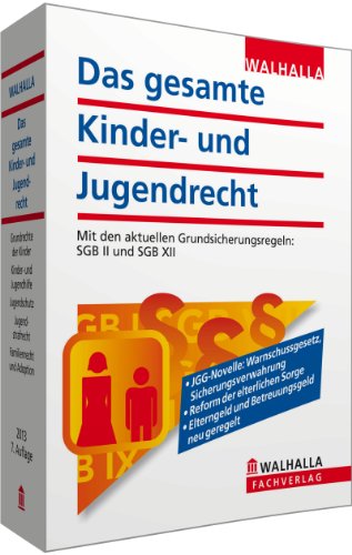  - Das gesamte Kinder- und Jugendrecht Ausgabe 2013: Mit den aktuellen Grundsicherungsregeln: SGB II und SGB XII