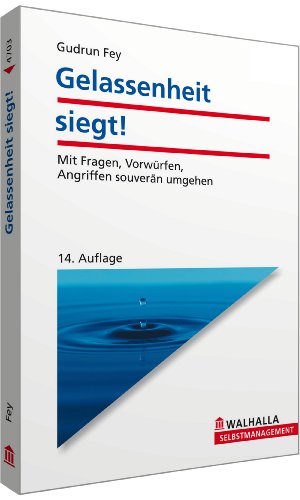  - Gelassenheit siegt! Mit Fragen, Vorwürfen, Angriffen souverän umgehen