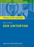  - Lektüreschlüssel zu Heinrich Mann: Der Untertan