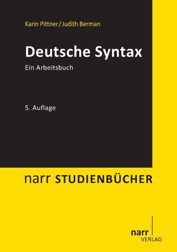  - Deutsche Syntax: Ein Arbeitsbuch