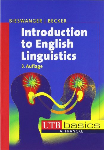  - Introduction to English Linguistics. UTB basics