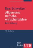  - Allgemeine Betriebswirtschaftslehre. Bd. 1: Grundfragen