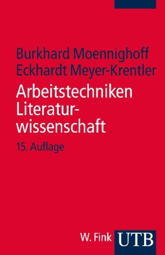  - Arbeitstechniken Literaturwissenschaft