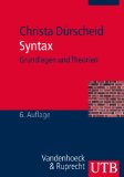  - Deutsche Syntax: Ein Arbeitsbuch