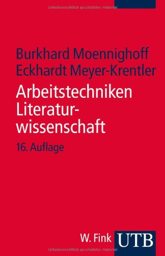  - Arbeitstechniken Literaturwissenschaft