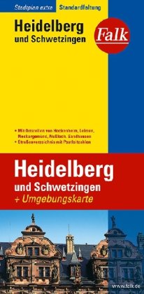  - Falk Stadtplan Extra Standardfaltung Heidelberg / Schwetzingen