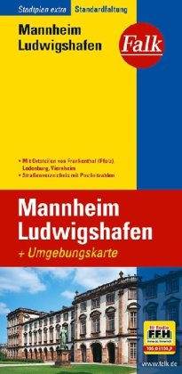  - Falk Stadtplan Extra Standardfaltung Mannheim / Ludwigshafen