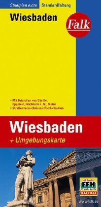  - Falk Stadtplan Extra Standardfaltung Wiesbaden