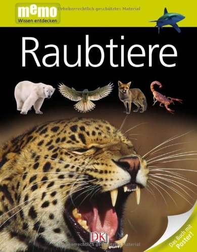  - memo Wissen entdecken, Band 52: Raubtiere, mit Riesenposter!