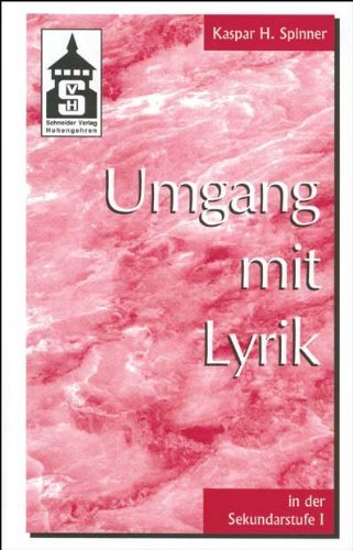  - Umgang mit Lyrik in der Sekundarstufe I