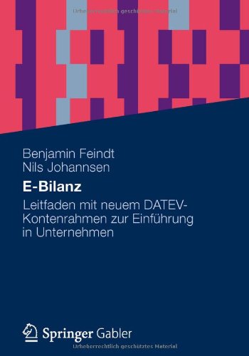  - E-Bilanz: Leitfaden mit neuem DATEV-Kontenrahmen zur Einführung in Unternehmen (German Edition)