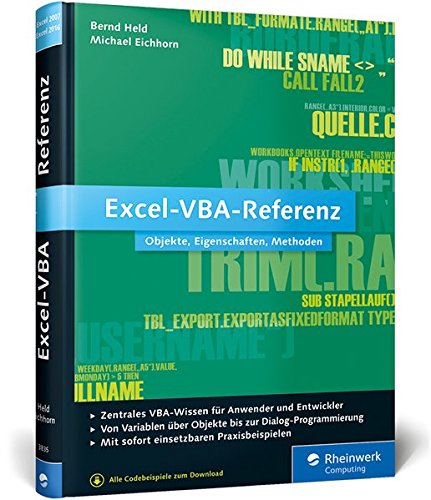  - Excel-VBA-Referenz: Objekte, Eigenschaften, Methoden