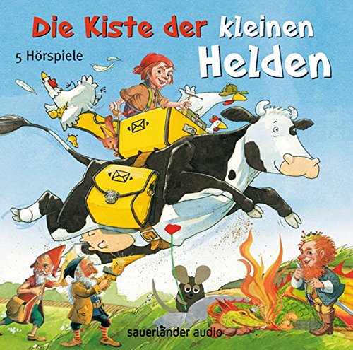  - Die Kiste der kleinen Helden: 5 Hörspiele: Frederick, Geraldine und die Mauseflöte, Lieselottes Abenteuer, Kleiner König Kalle Wirsch, Tatatuck und Puck der Zwerg