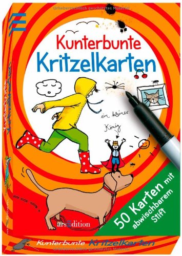  - Kunterbunte Kritzelkarten (50 Karten)