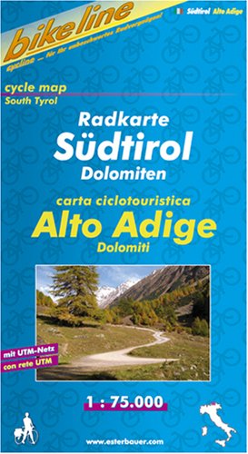  - Bikeline Radkarte Südtirol Dolomiten 1:75000. carta ciclotouristica Alto Adige Dolomiti