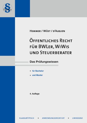  - Öffentliches Recht für BWL'er, WiWis und Steuerberater