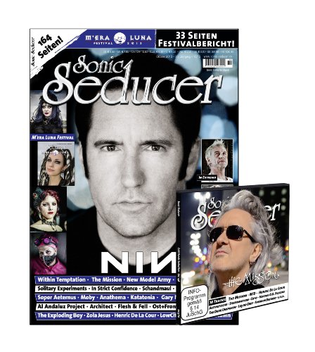  - Sonic Seducer 10-13 inkl. großem M'Era Luna-Special (33 Seiten) + CD-Beilage mit über 70 Minuten Spielzeit, Bands: Nine Inch Nails (Titel), In ... inkl. 33 Seiten M'Era Luna Special + CD