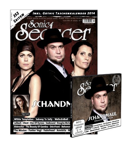  - Sonic Seducer 02-14 mit Schandmaul-Titelstory + Gothic Taschenkalender 2014 (insg. 352 Seiten) + CD, Bands: Within Temptation, Subway To Sally, ... u.v.m.: + Gothic Taschenkalender 2014 + CD