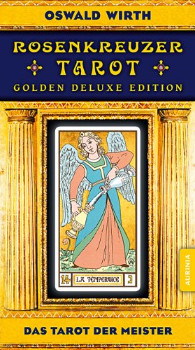  - Rosenkreuzer Wirth Tarot - Der Tarot der Meister: Golden Deluxe Edition (22 Tarotkarten mit Buch)